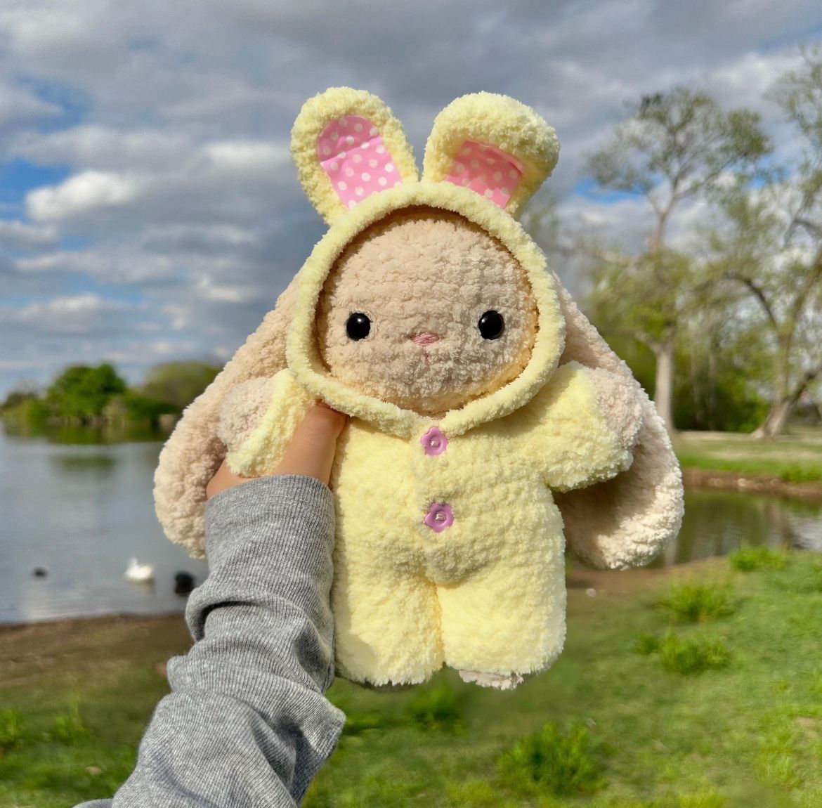 Pajama Bunny haakproject met 9 outfits – PDF