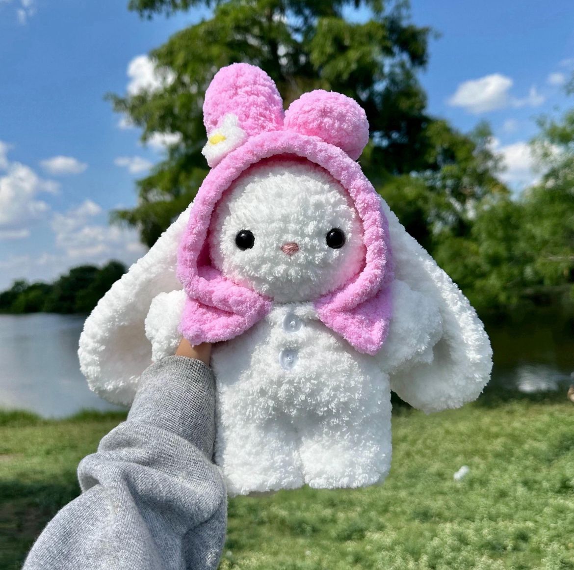 Pajama Bunny haakproject met 9 outfits – PDF