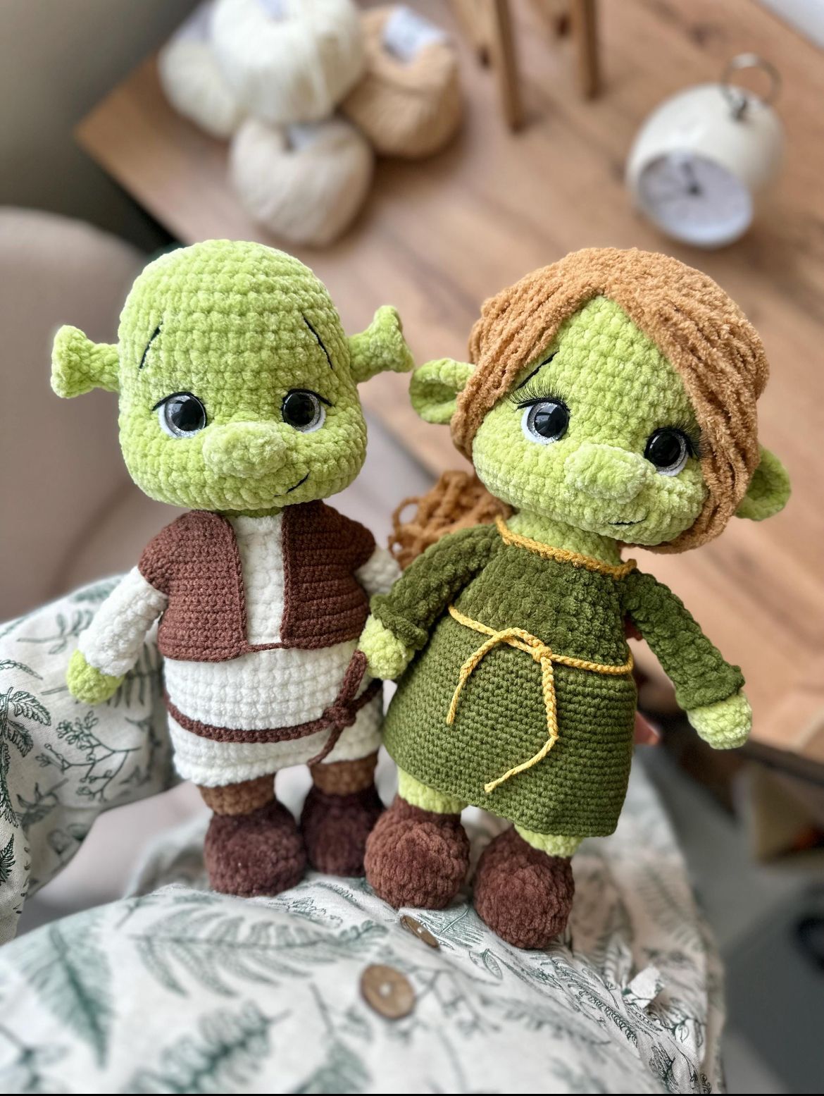 Shrek & Fiona – Haakpatroon (PDF)