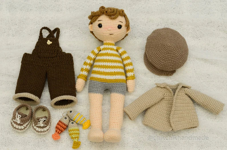 ILC™ Tommy Crochet Boy Doll Pattern 🇳🇱