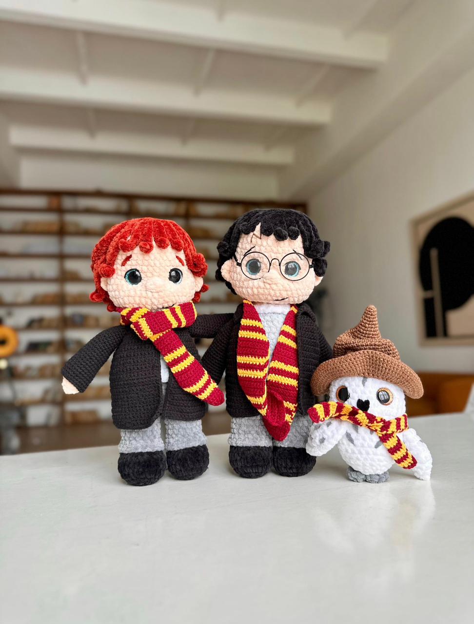 Harry Potter Wizards Haakpatroon – Trio + Uil PDF