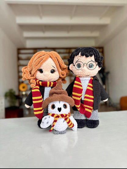 Harry Potter Wizards Haakpatroon – Trio + Uil PDF