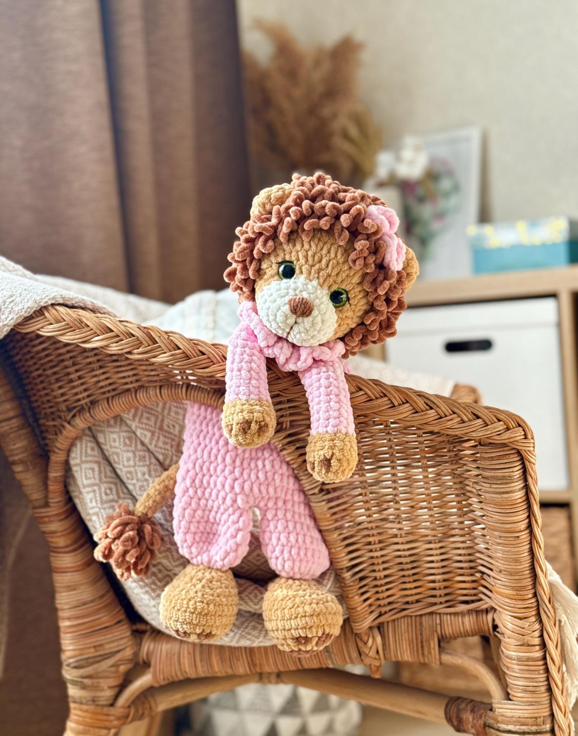 Leeuw Knuffeldoekje Haakpatron