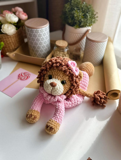 Leeuw Knuffeldoekje Haakpatron