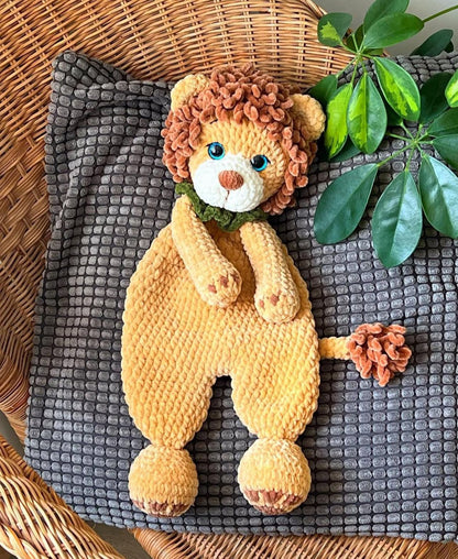 Leeuw Knuffeldoekje Haakpatron