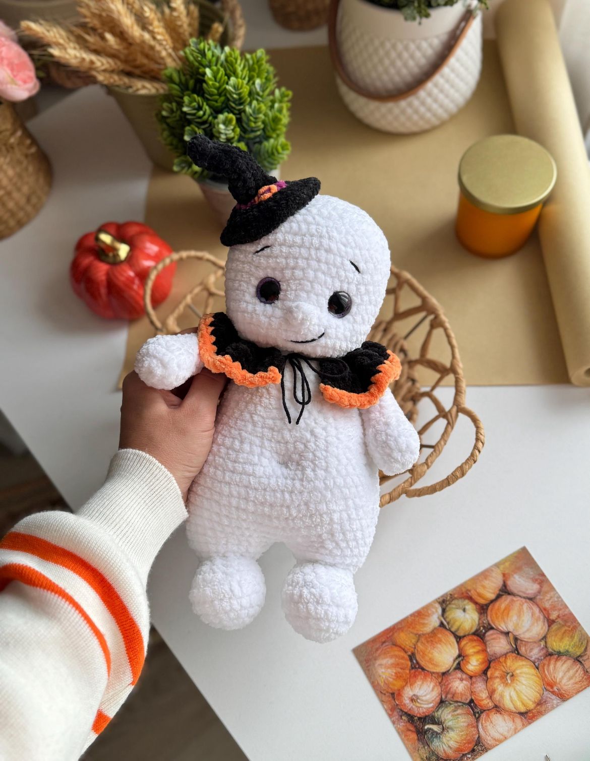 Ghast – Haak-Spook met Outfit (PDF-patroon)