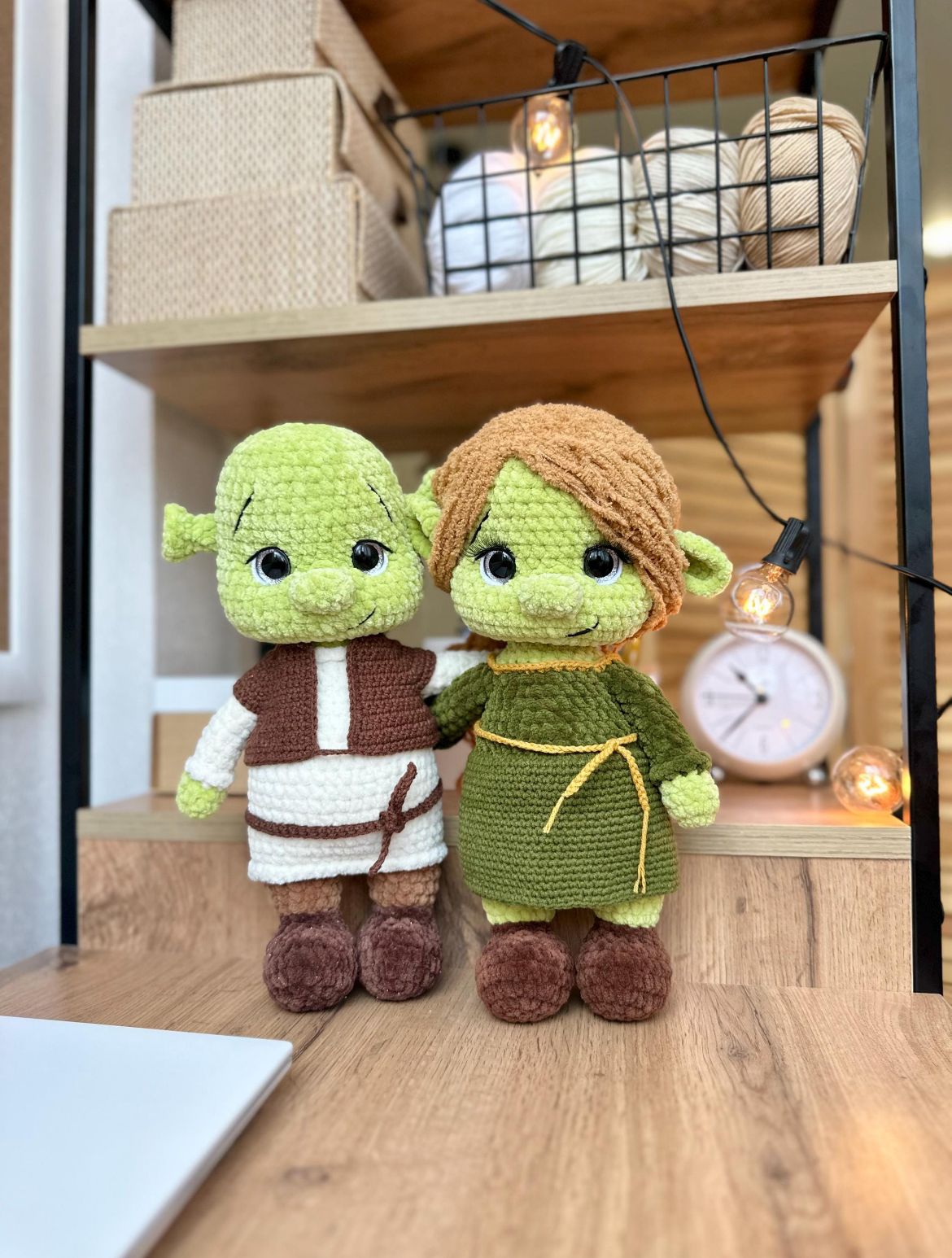 Shrek & Fiona – Haakpatroon (PDF)