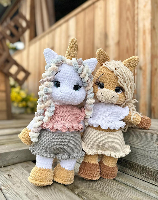 ILC™ 2in1 Unicorn and Horse 🇳🇱 Haakpatroon PDF