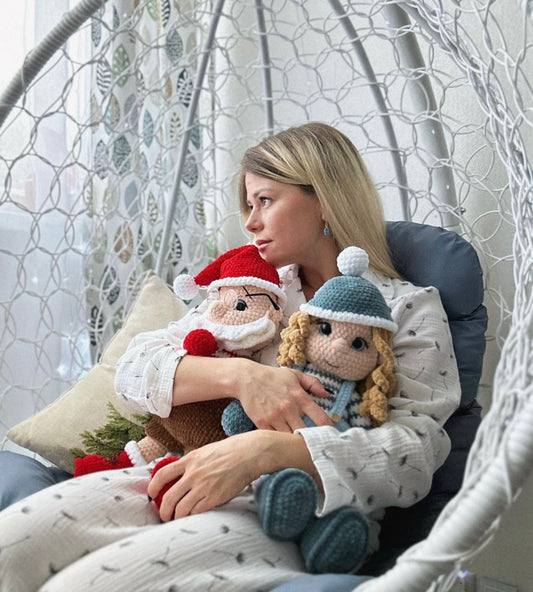 Kerstman en Sneeuwmeisje Haakpatroon – 2 in 1 PDF